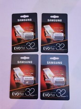 4 X Samsung 32GB Micro SD SDHC