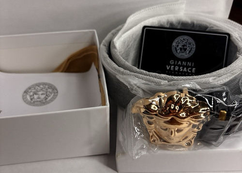 Versace cintura uomo - moda, nera