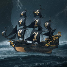 Puzzle 3D in Legno Nave