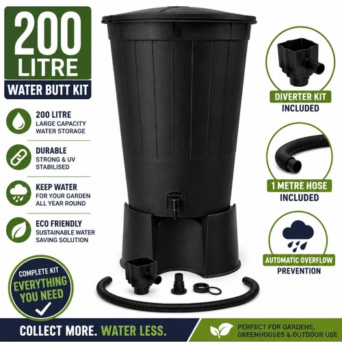 Kit butt acqua nero - , 200l