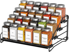 Porta Spezie per Cucina, Portaspezie Salvaspazio a 4 Livelli, Profondità Regolab