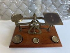 Bilancia Postale Antica, Bilancia Pesa Lettere Bilancia Con Pesi Inglese