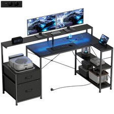 HOMCOM Scrivania Gaming con