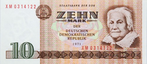 Germania ddr banconota - banconota, 10