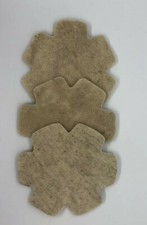 Nido in feltro di canarino pappagallo voliera fodera naturale set di 3 LANA FATTA A MANO