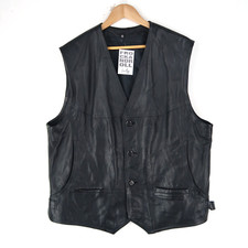 Gilet gilet vintage in pelle