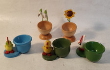 5 Portauova In Legno Campanule