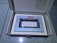 BTICINO AXOLUTE - Placca rettangolare 4 moduli - HA4804VZS Vetro Azzurro Sera