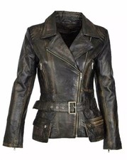 Giacca morbida moto donna vera