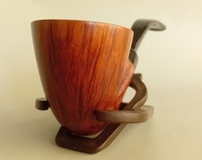 MASTRO DE PAJA MEDIA 2D+1 SUN FLAME GRAIN BENT SMOOTH DUBLIN SHAPE BRIAR PIPE