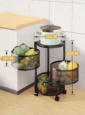 Carrello In Metallo Nero