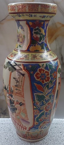 Antico vaso porcellana geisha