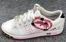 Ecko Red sneaker da donna US 10 PHRANZ grafica rinoceronte bianco rosa scarpa da skate