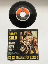 45 GIRI - BOBBY SOLO - RINGO DOVE VAI? - RICORDI SRL 10-400