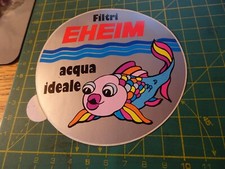 ADESIVO STICKER kleber vintage  FILTRI EHEIM ACQUA IDEALE  FISH PESCE