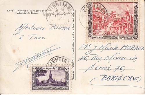 Laos scott 26 - 26, raro