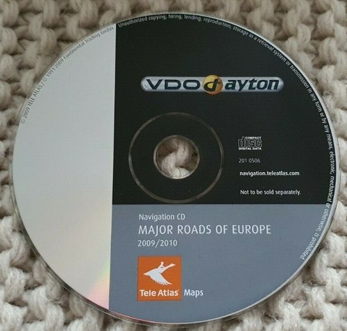 Major roads maps vdo - major, eu