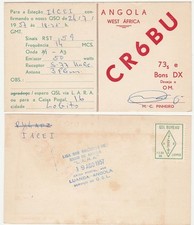 RADIOAMATORE - RADIO CARD - RADIO AMATEUR - ANGOLA - WEST AFRICA -26621-