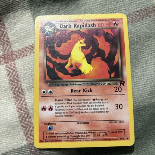 Dark rapidash team - rapidash,