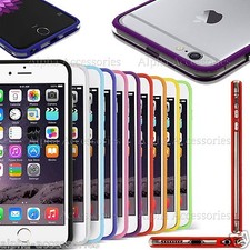 Per Apple iPhone 6, 6s e 6S Plus custodia TPU con bottoni argento