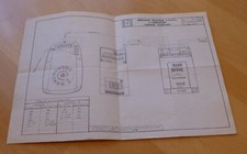 SIP - Scheda Tecnica Impianto Teletaxe 12Khz a 3 contatori - Vintage