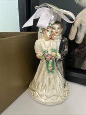 Waterford-Bride & Groom #118440 Ornamento in vetro soffiato a mano