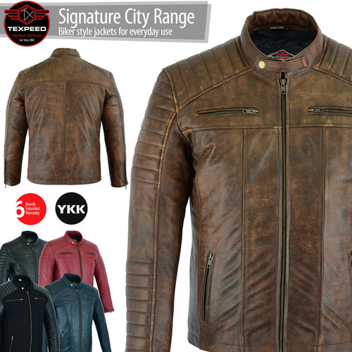 Pelle casual motociclista moda - motociclista,