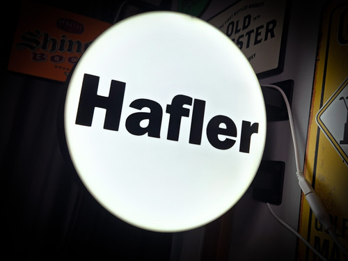 Insegna luminosa hafler audio - insegna,