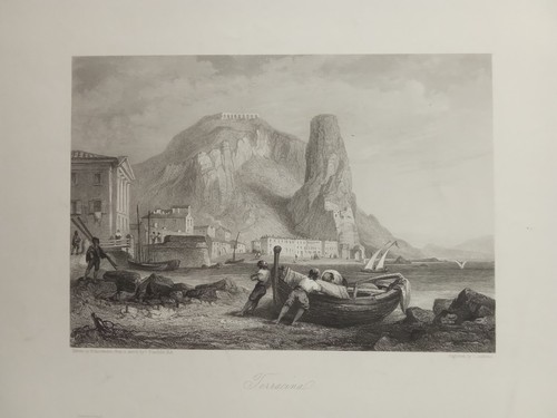 Antica incisione terracina - antica,