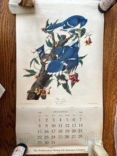 VINTAGE! Calendario Audubon