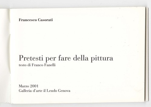 Casorati francesco pretesti - casorati,