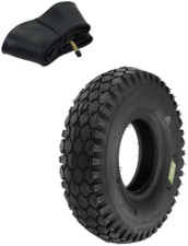 1 Pneumatico 4.10/3.50-4 + Camera dâ€™aria Copertone Rinforzato 4 PR per Carriol