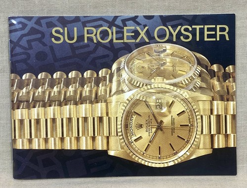Rolex oyster booklet - rolex,