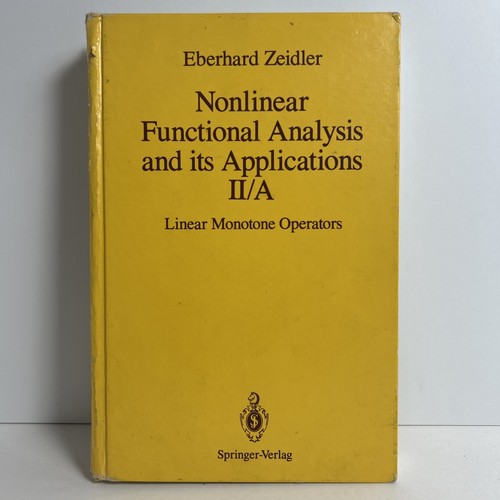 Nonlinear functional analysis - functional,