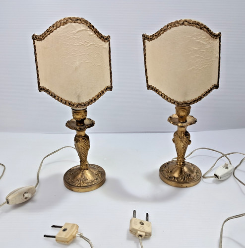 Coppia lampade abat - di,