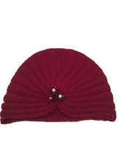 Turbante Con Fiori Applicati