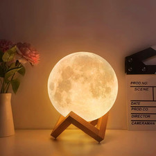 Lampada Luna 3D Stampa 20Cm 16