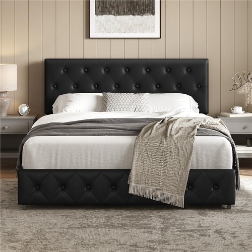Struttura letto imbottito - struttura,