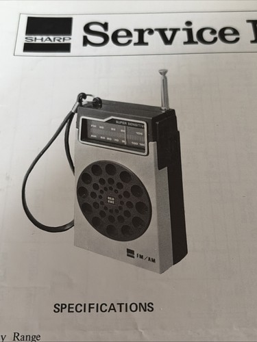 209 sharp radio - fx-209,