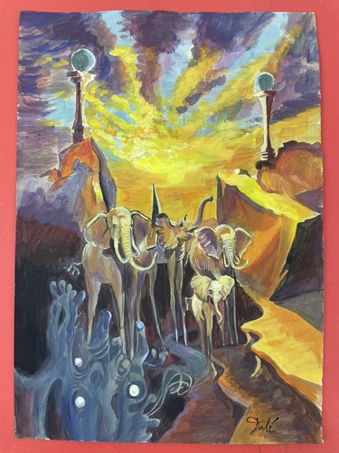 Salvador dali - dali, (handmade)