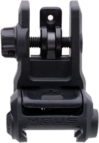 Magp rear flip up - up, sights
