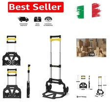Carrello Portatutto Pieghevole FOLD SHOP – Trolley in Alluminio con Ruote TRP...