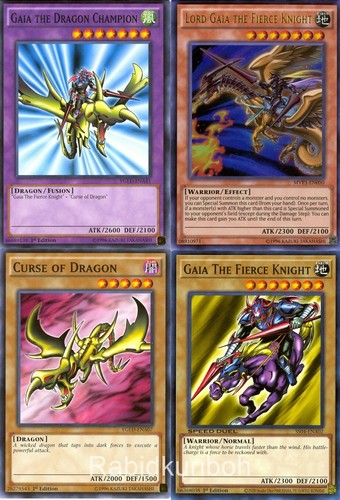 Yugioh gaia set - yugioh,