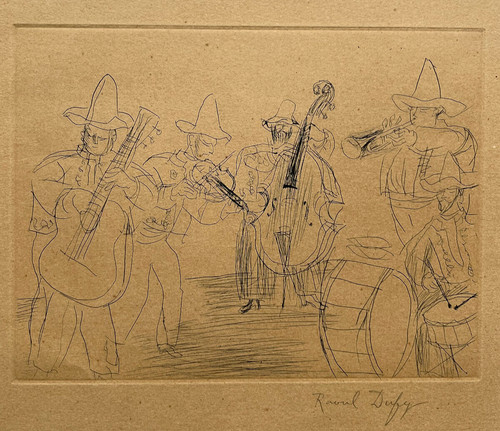 Raoul dufy musiciens mexicains - raoul,