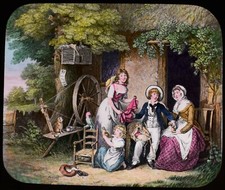 ANTIQUE Magic Lantern Slide