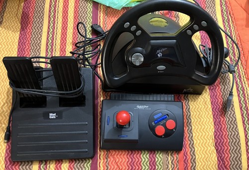 Volante pedaliera mad catz - e,