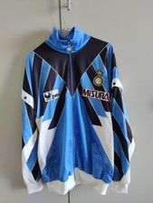 Inter Track Jacket Uhlsport Pro Vintage 1990-1991 Giacca Allenamento