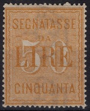 Kingdom italy 1903 tax - italy,