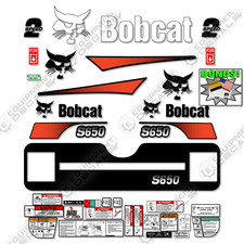 Adatto per Bobcat S650 Kit Decalcomanie Skid Steer M-2