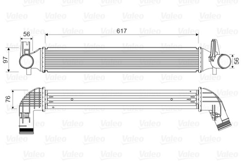 Intercooler valeo 818338 - intercooler,